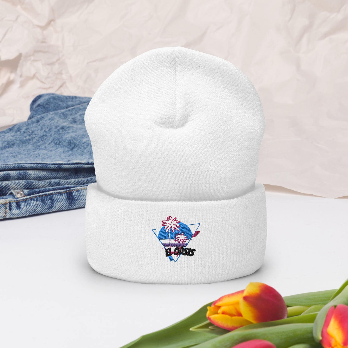 EL Oasis Beanie - white